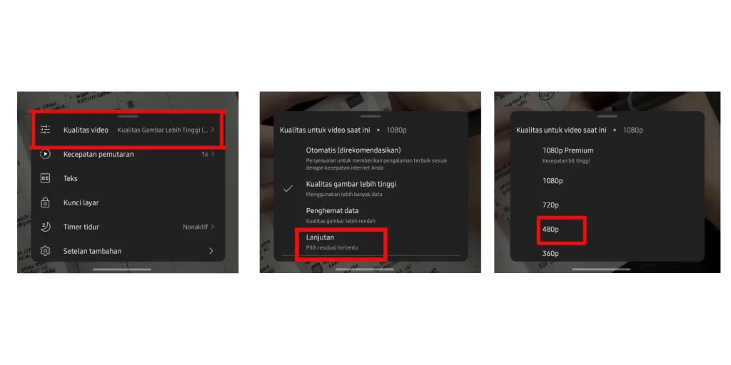 penyebab kuota cepat habis: streaming resolusi tinggi