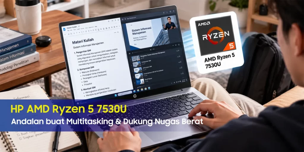 Laptop HP AMD Ryzen 5 7530U result