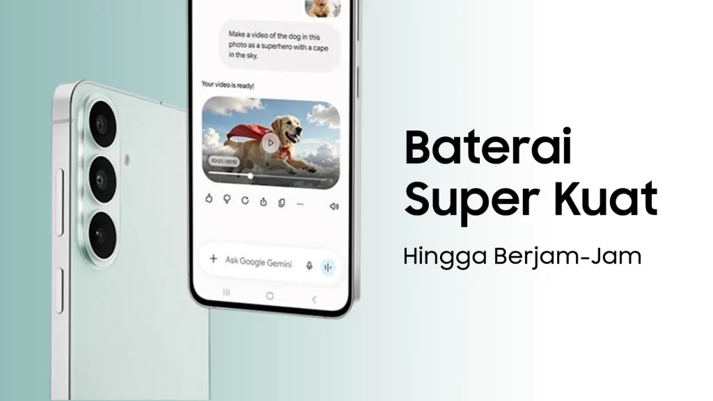 Spesifikasi Baterai Samsung S26 FE result