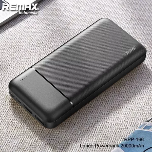 Powerbank Remax 20.000MAH With Lango RPP-166 - Gambar 3