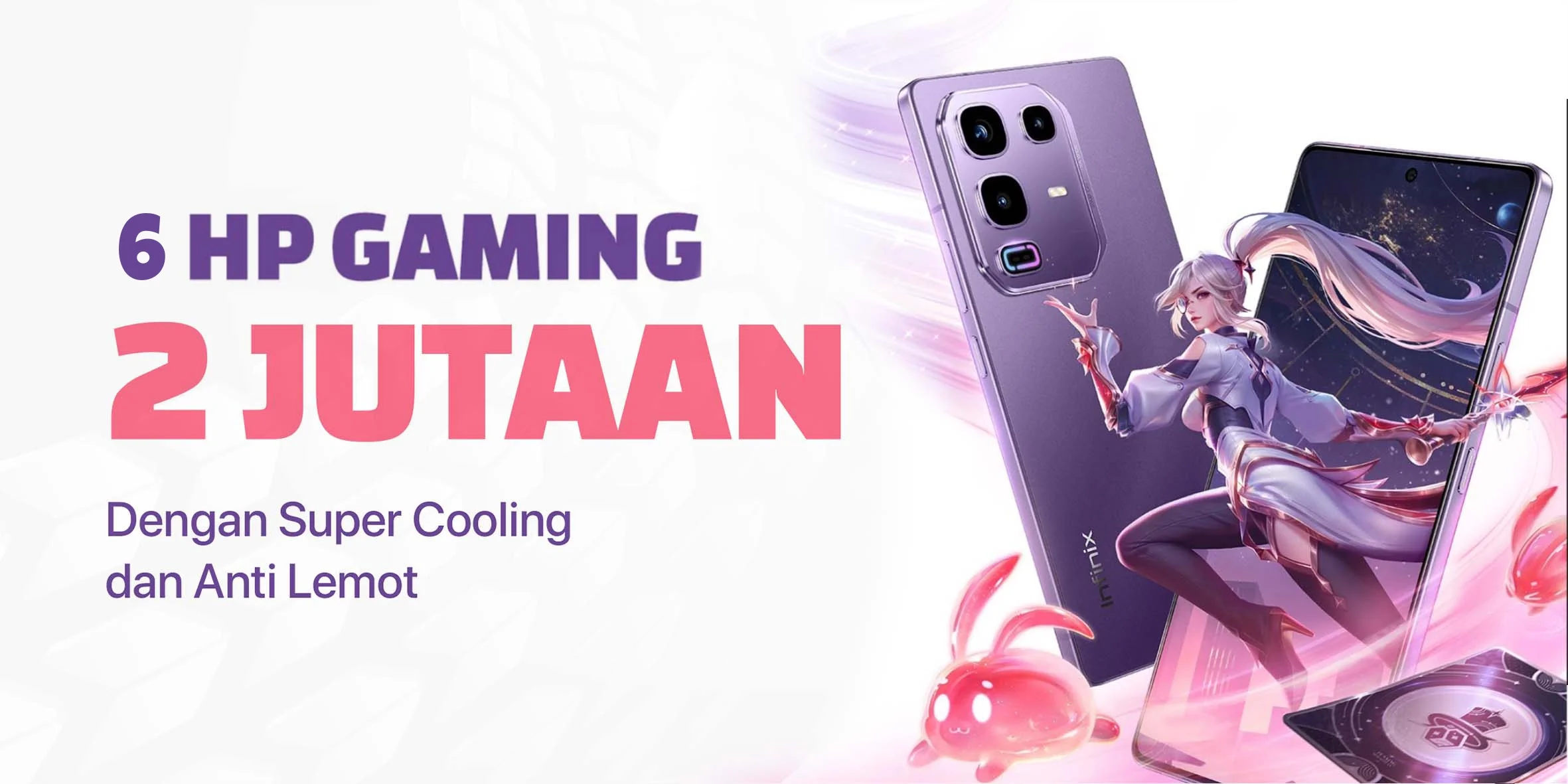 6 HP Gaming 2 Jutaan Cocok Untuk Main MLBB Hingga FreeFire - Topsell