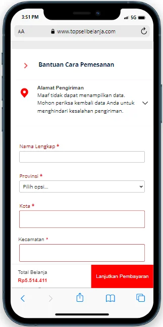 isi data checkout-c