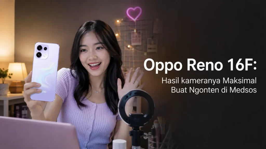 Kamera Oppo Reno 16F result