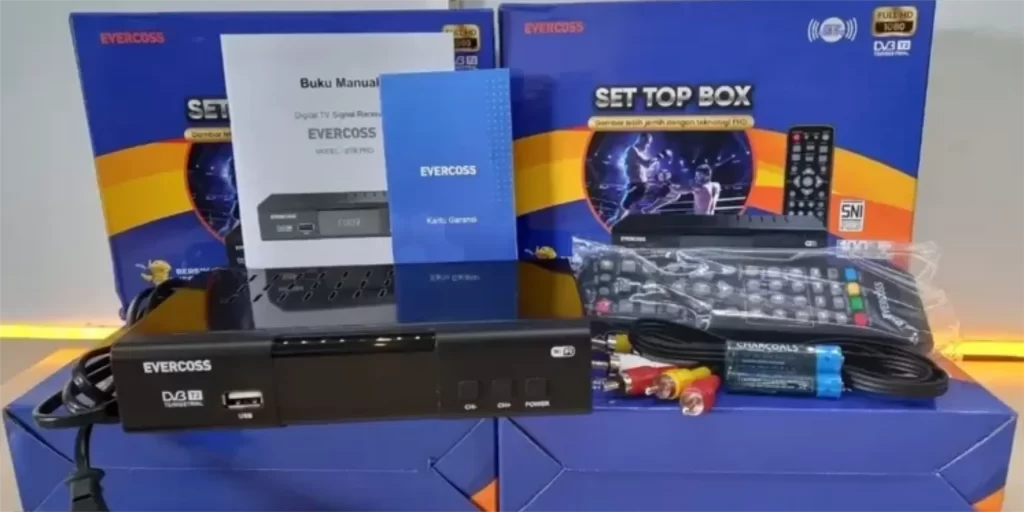 Gambar set top box tv digital Evercross STB Pro 