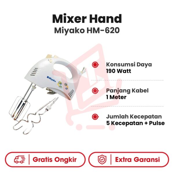 Mixer Hand Miyako HM-620