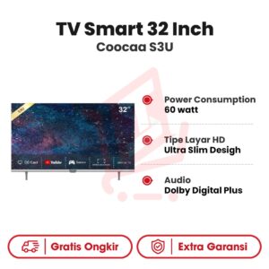 TV Smart 32' Coocaa S3U