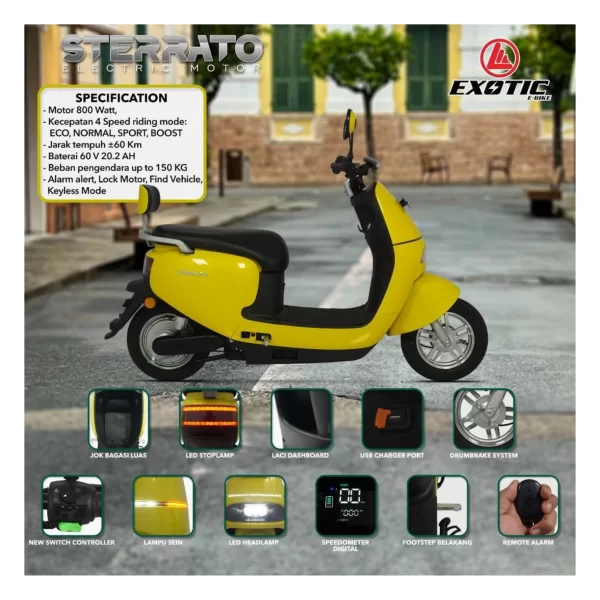 Motor Listrik Exotic Sterato - Gambar 3