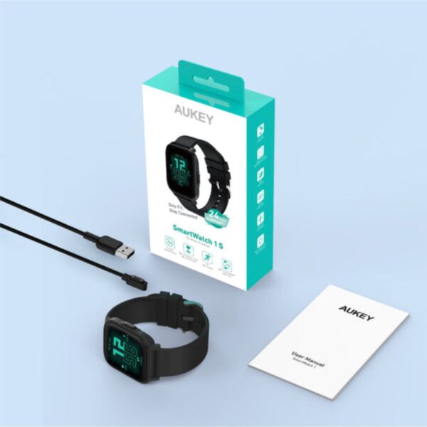 Smartwatch Aukey 1S Black/Grey - Gambar 4