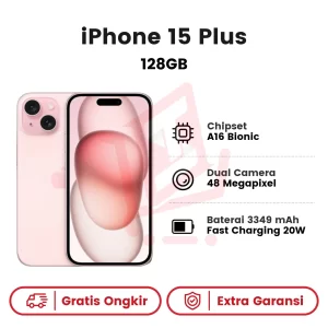iPhone 15 Plus 128GB Garansi Resmi