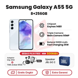 Samsung Galaxy A55 5G 8+256GB Garansi Resmi