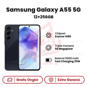 Samsung Galaxy A55 5G 12+256GB Garansi Resmi