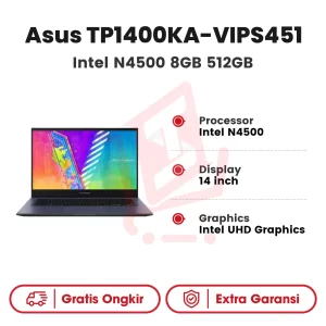 Laptop Asus TP1400KA-VIPS451 Intel N4500 8GB 512GB WIN11 Blue