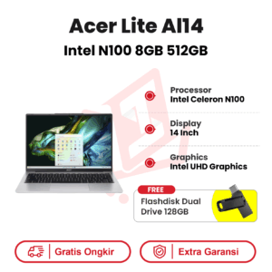 Laptop Acer Lite AL14 Intel Celeron N100 8GB 512GB WIN11