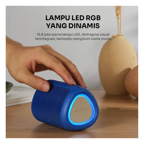 Speaker BT Robot RB120 RGB - Gambar 4