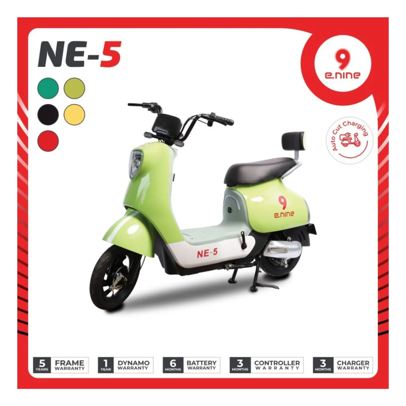 Sepeda Listrik E.NINE NE-5 - Gambar 3