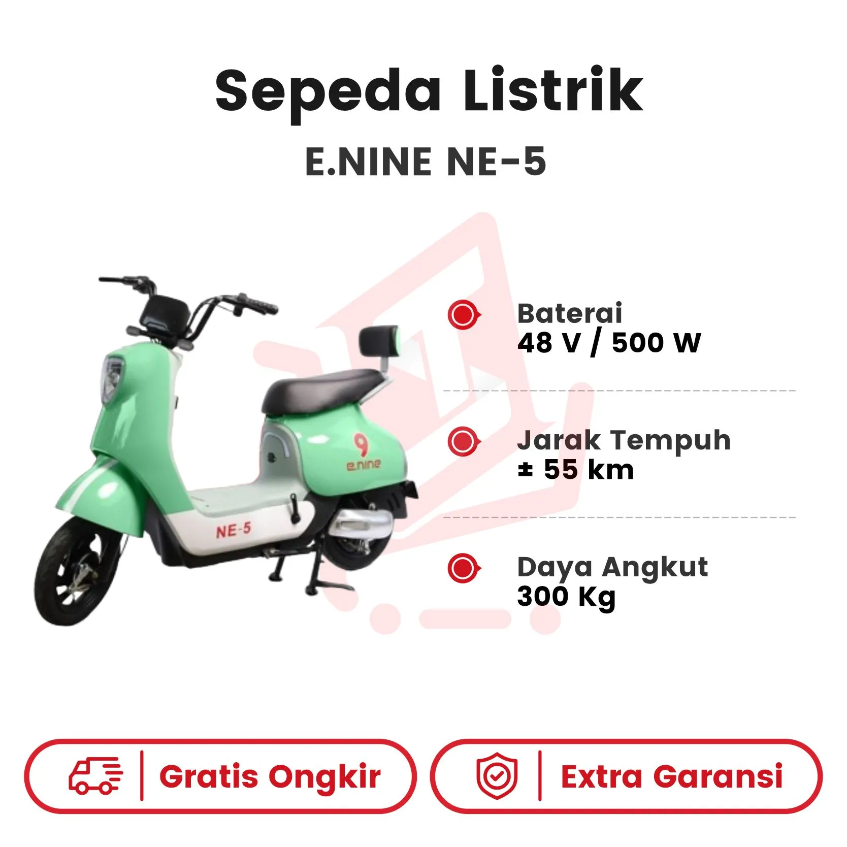 Sepeda Listrik E.NINE NE-5