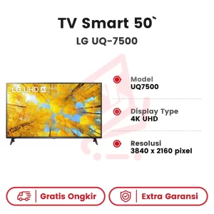 TV Smart 50` LG UQ-7500
