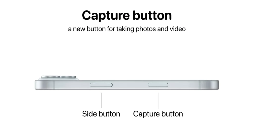 Capture button yang kabarnya jadi desain iPhone 16 series terbaru