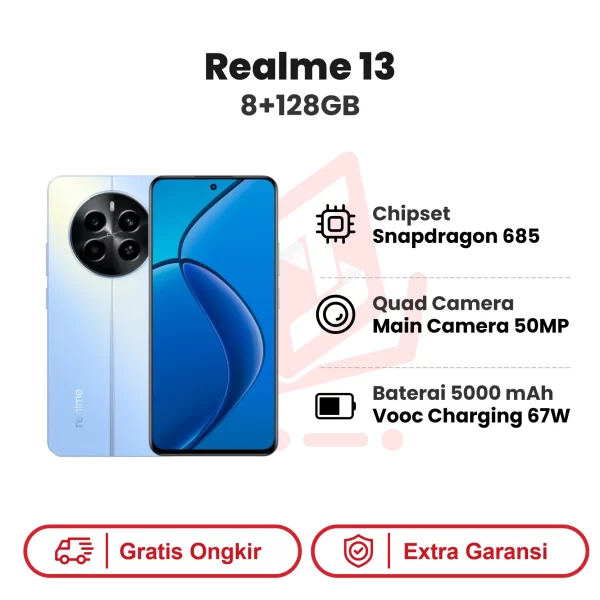 Realme 13 8+128GB Garansi Resmi