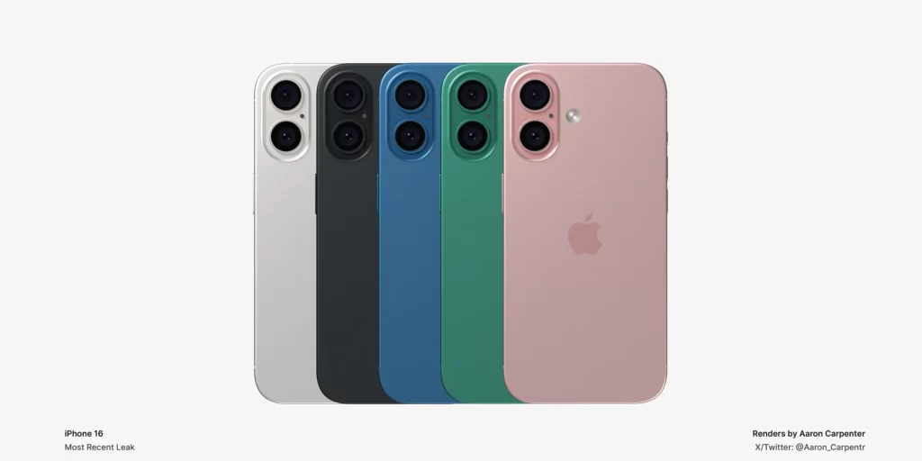 warna iphone 16 series reguler