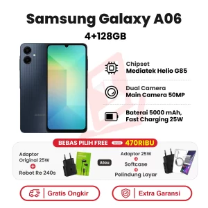 Samsung Galaxy A06 4G 4+128GB Garansi Resmi