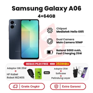 Samsung Galaxy A06 4G 4+64GB Garansi Resmi