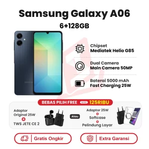 Samsung Galaxy A06 4G 6+128GB Garansi Resmi