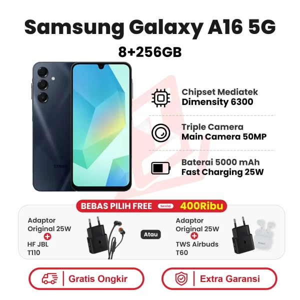 Samsung Galaxy A16 5G 8+256GB Garansi Resmi