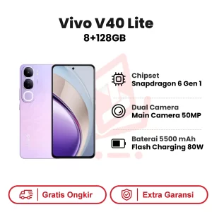 Vivo V40 Lite 4G 8+128GB Garansi Resmi