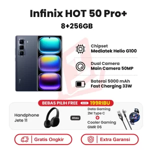 Infinix Hot 50 Pro+ 8+256GB Garansi Resmi
