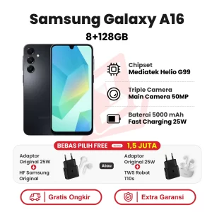 Samsung Galaxy A16 4G 8+128GB Garansi Resmi