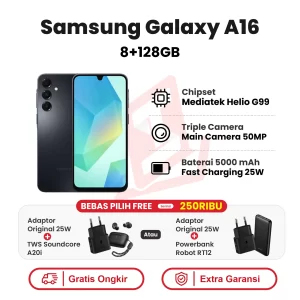 Samsung Galaxy A16 4G 8+128GB Garansi Resmi