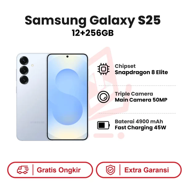 Samsung Galaxy S25 5G 12+256GB Garansi Resmi