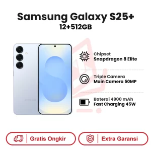 Samsung Galaxy S25 Plus 5G 12+512GB Garansi Resmi