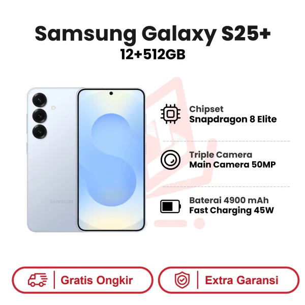 Samsung Galaxy S25 Plus 5G 12+512GB Garansi Resmi