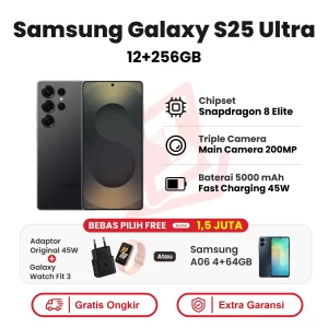 Samsung Galaxy S25 Ultra 5G 12+256GB Garansi Resmi