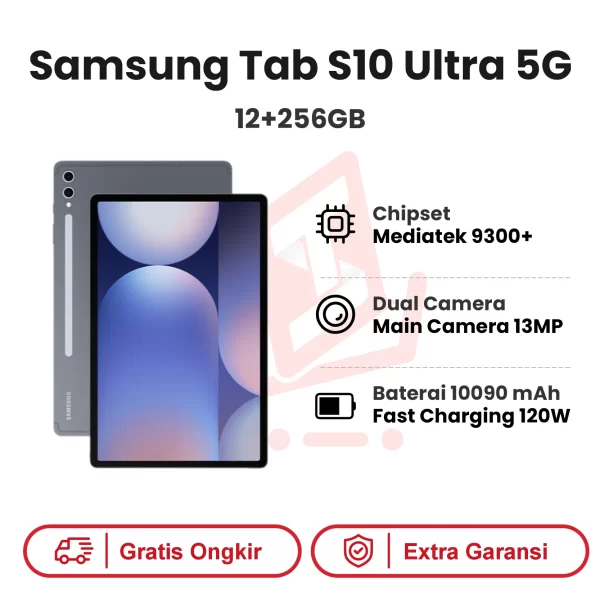 Samsung Galaxy Tab S10 Ultra 5G 12+256GB Garansi Resmi