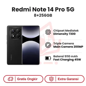 Xiaomi Redmi Note 14 Pro 5G 8+256GB Garansi Resmi