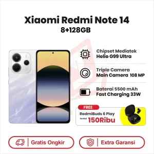 Xiaomi Redmi Note 14 4G 8+128GB Garansi Resmi