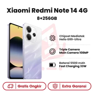 Xiaomi Redmi Note 14 4G 8+256GB Garansi Resmi