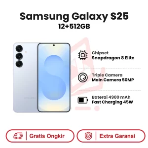 Samsung Galaxy S25 5G 12+512GB Garansi Resmi