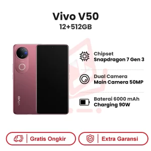 Vivo V50 5G 12+512GB Garansi Resmi