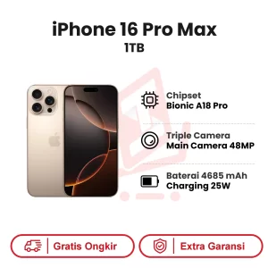 iPhone 16 Pro Max 1TB Garansi Resmi