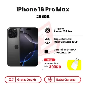 iPhone 16 Pro Max 256GB Garansi Resmi