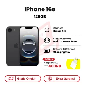 iPhone 16e 128GB Garansi Resmi