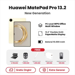 Huawei Matepad Pro 13,2 12+512GB New Gen 2025 Garansi Resmi