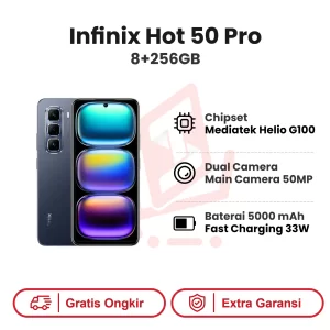Infinix Hot 50 Pro 8+256GB Garansi Resmi