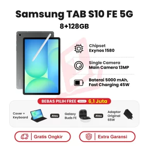 Samsung Galaxy Tab S10 FE 5G 8+128GB Garansi Resmi
