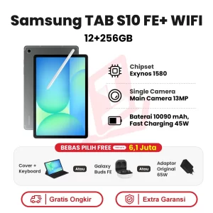 Samsung Galaxy Tab S10 FE+ 12+256GB Wifi Garansi Resmi