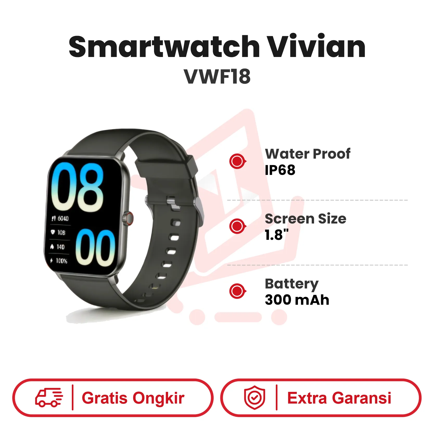 Vivan Smart Watch VWF18